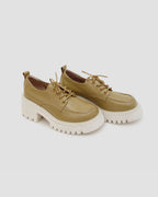 Trendy Lace-Up Loafers - Earls Green, 9 image