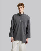 High Neck Asymmetric Sweatshirt image 1