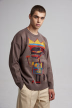 Crewneck With Skeleton Graphics image 1