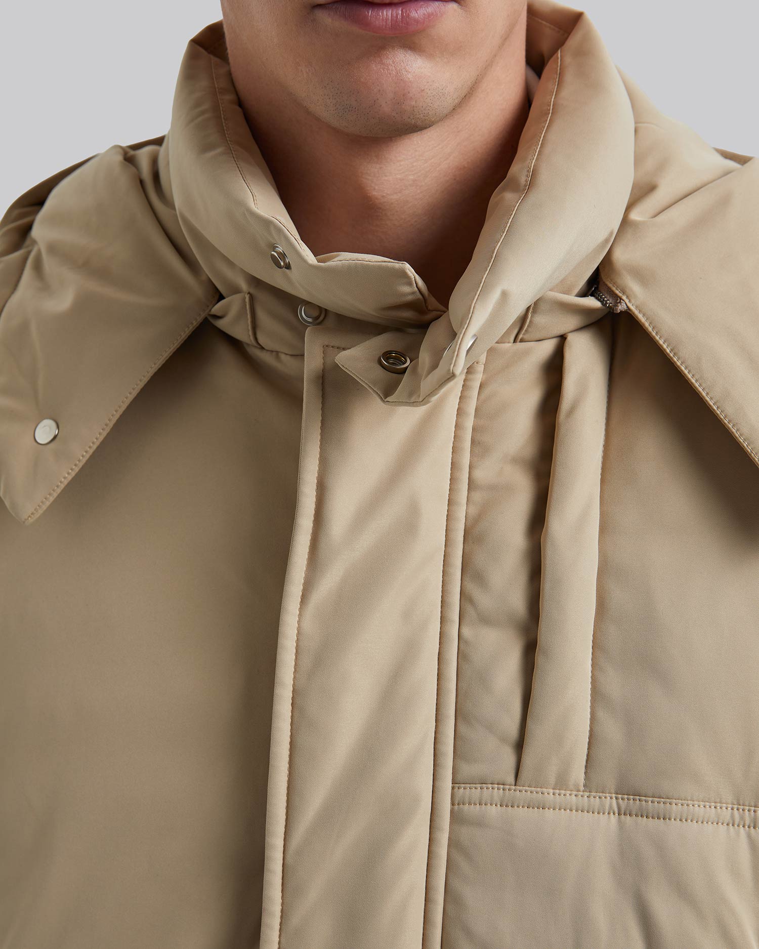 Cinched-Hem Long Puffer Jacket image 5