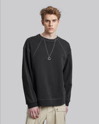 Exposed Paneling Seam Sweatshirt image 1