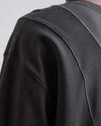 Textured &amp; Paneled Sweatshirt image 3