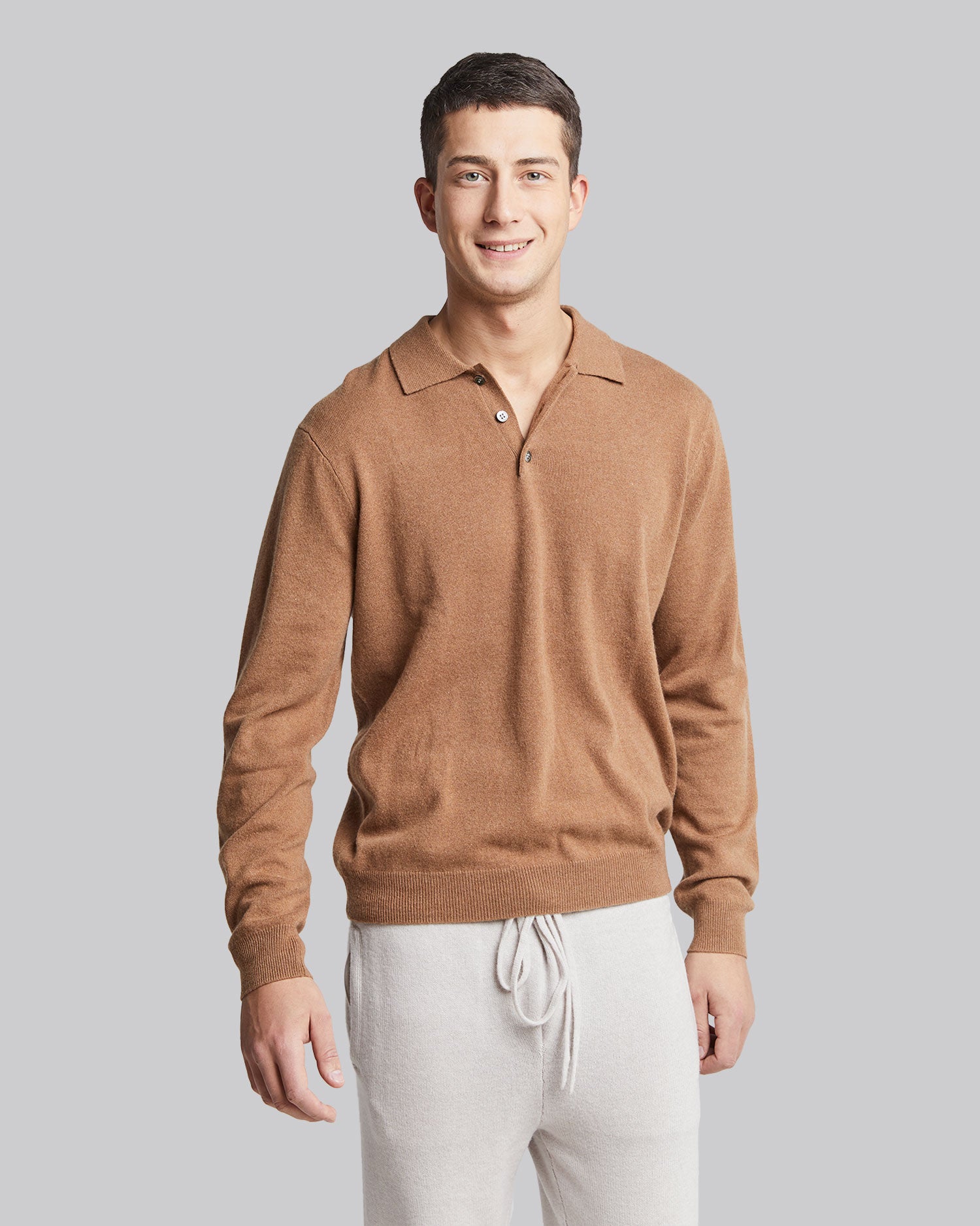 100% Cashmere Polo Sweater image 2