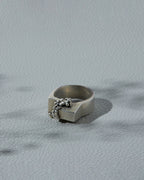 Silver Molten Ring image 4