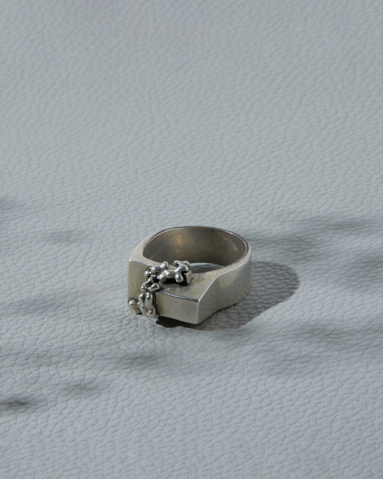 Silver Molten Ring image 4