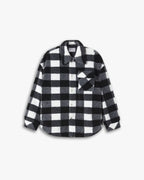 Black &amp; White Plaid Jacket image 0