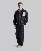 Baggy Cargo Pants - Dark Blue, L image