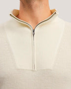 100% Merino Wool Half-Zip Sweater image 4