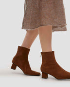 Suede Stitching Boots image 6