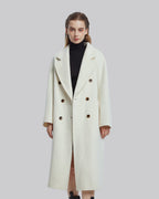 Slim-Fit Long Wool Coat image 1