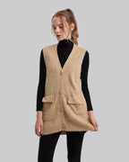 Patch Pocket Buttoned Vest image 1