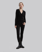 Slim Fit Cardigan - Black, L image