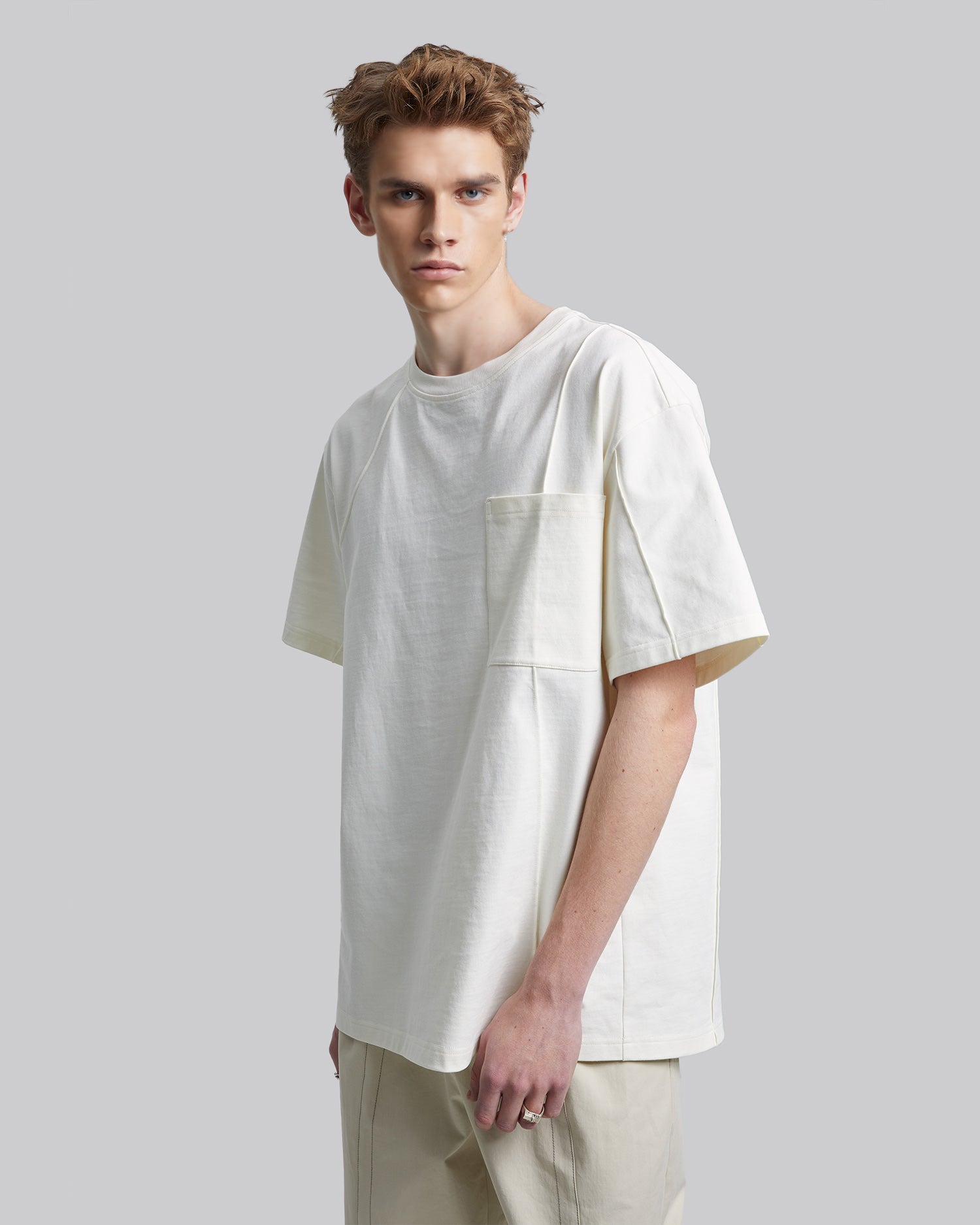 Patch Pocket Cotton T-Shirt image 4