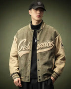 Vintage Baseball Jacket - Earls Green, XXL image