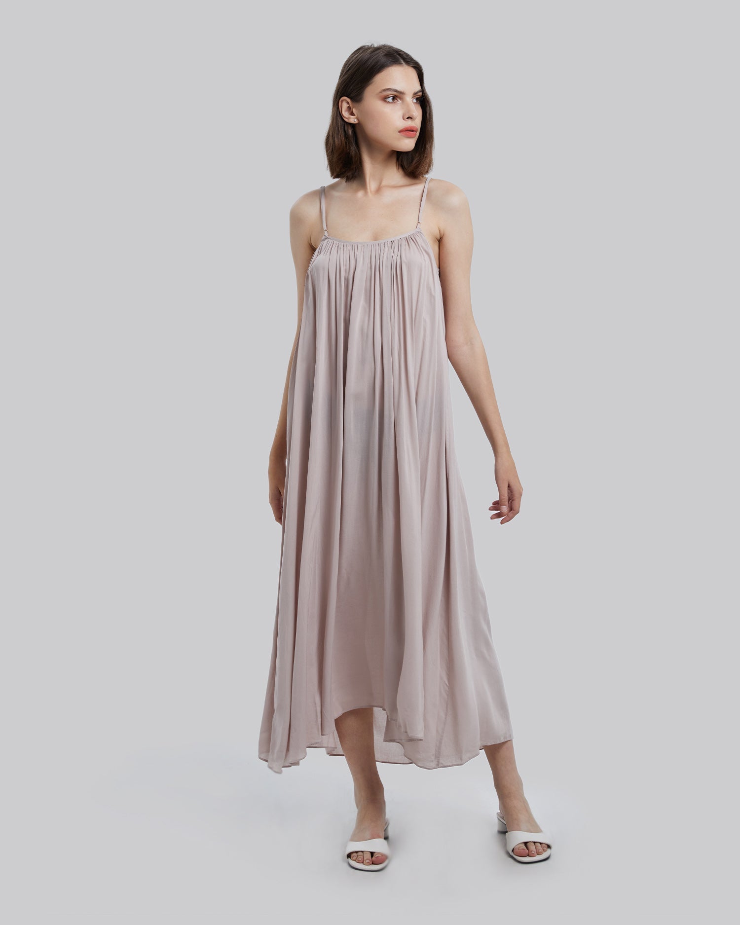 Spaghetti Strap Relaxed Long Dress image 1