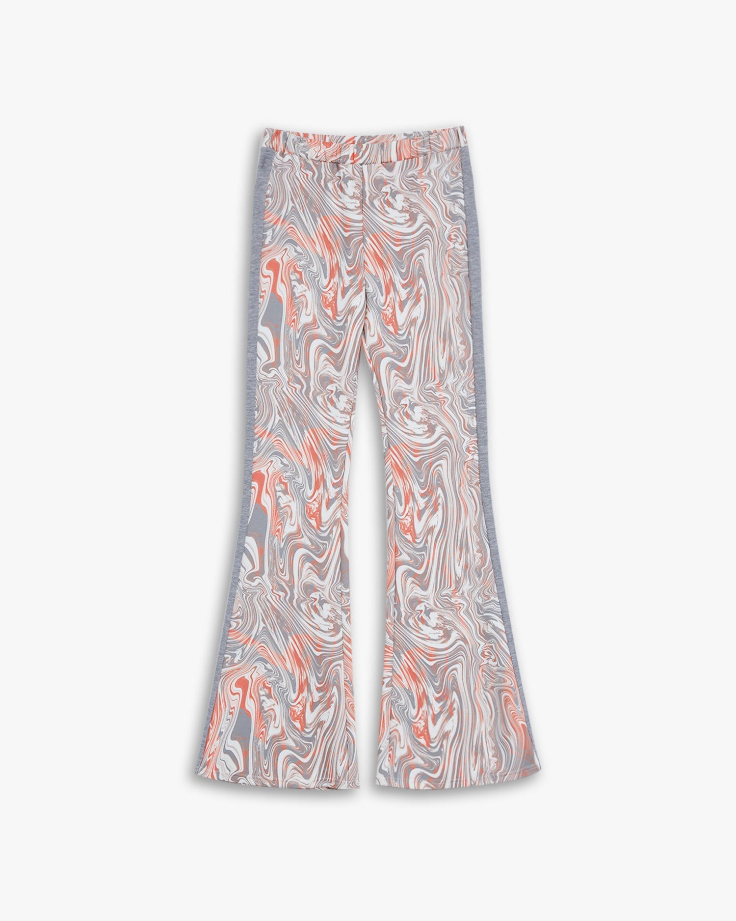 Print Pattern Flare Pants image 0