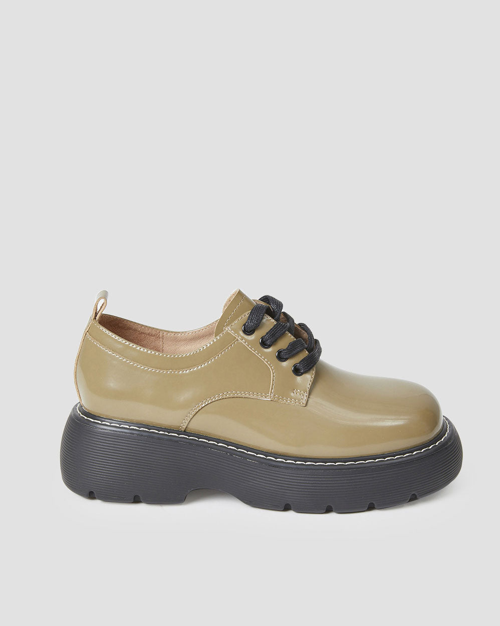 Oxford Platform Leather Loafers image 4