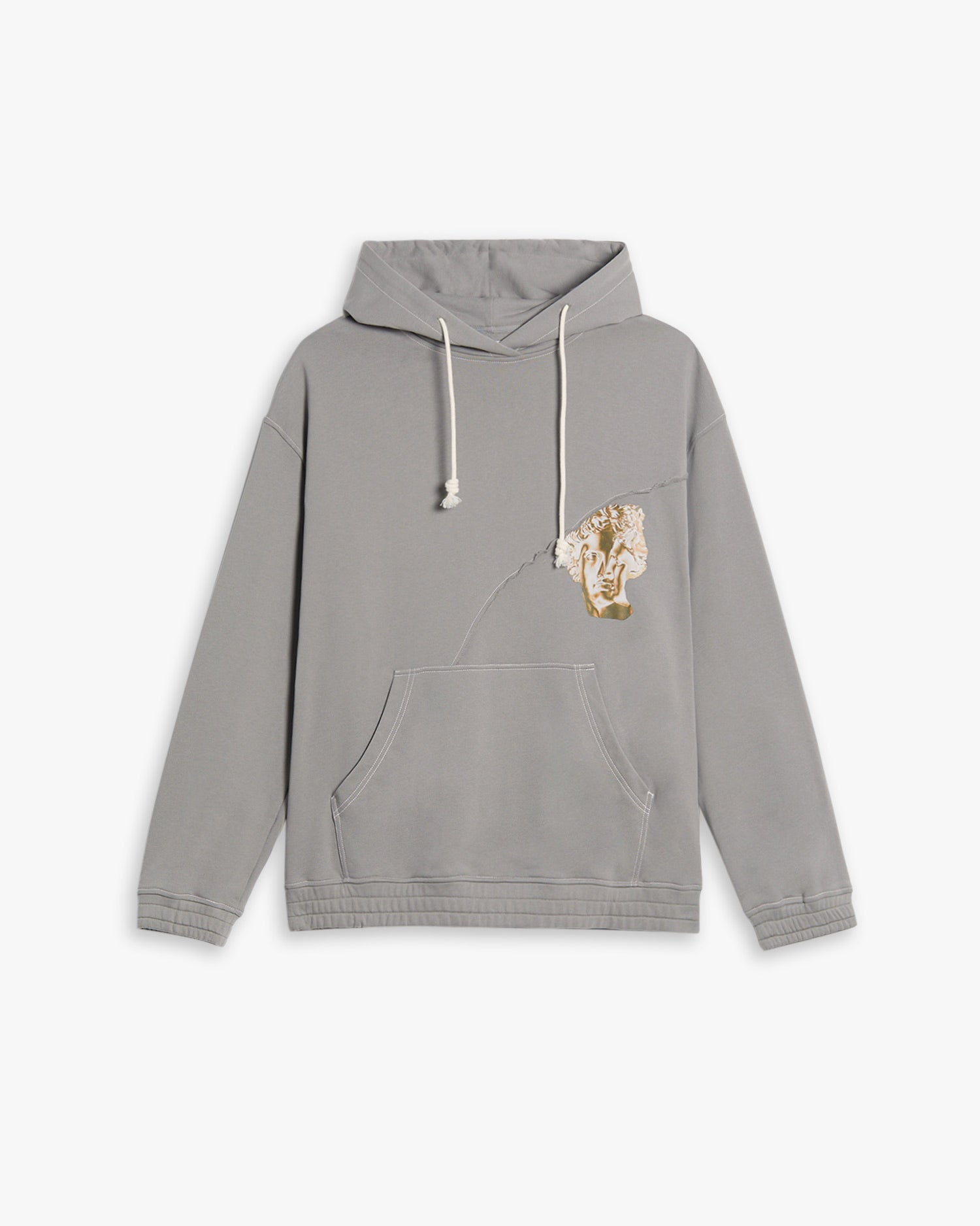 Raw-Edge Patchworks Hoodie image 0
