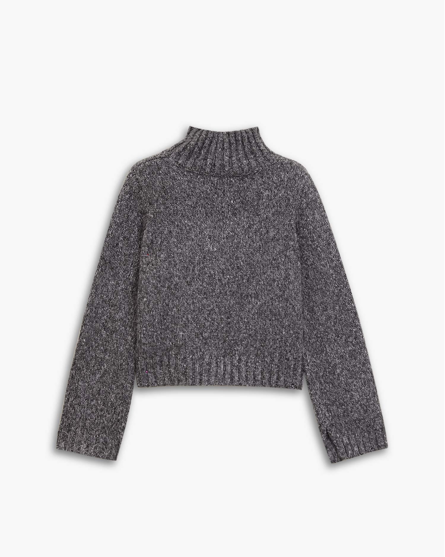 Cropped Turtleneck Sweater image 0