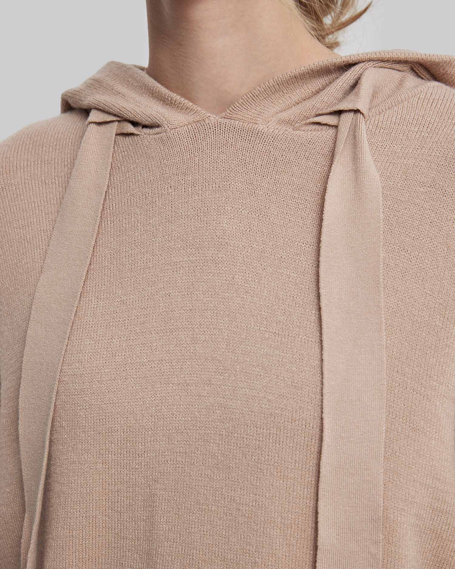 Plain Drawstring Hoodie image 4