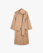 Wide Sleeves Cashmere Wrap Coat image 0