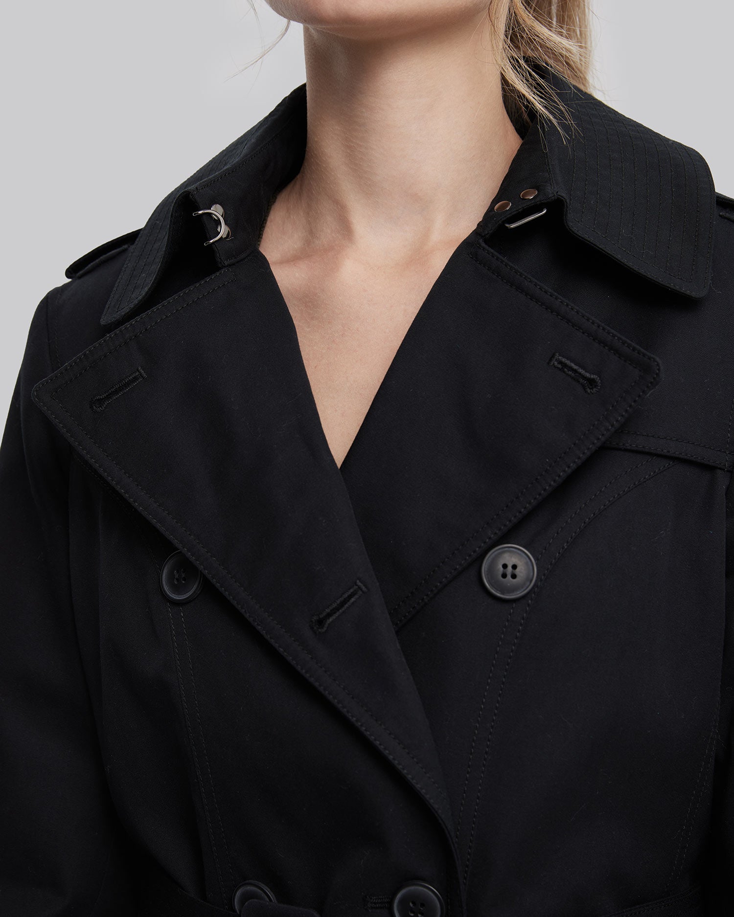 2-in-1 Elegant Puffer Trench Coat image 4