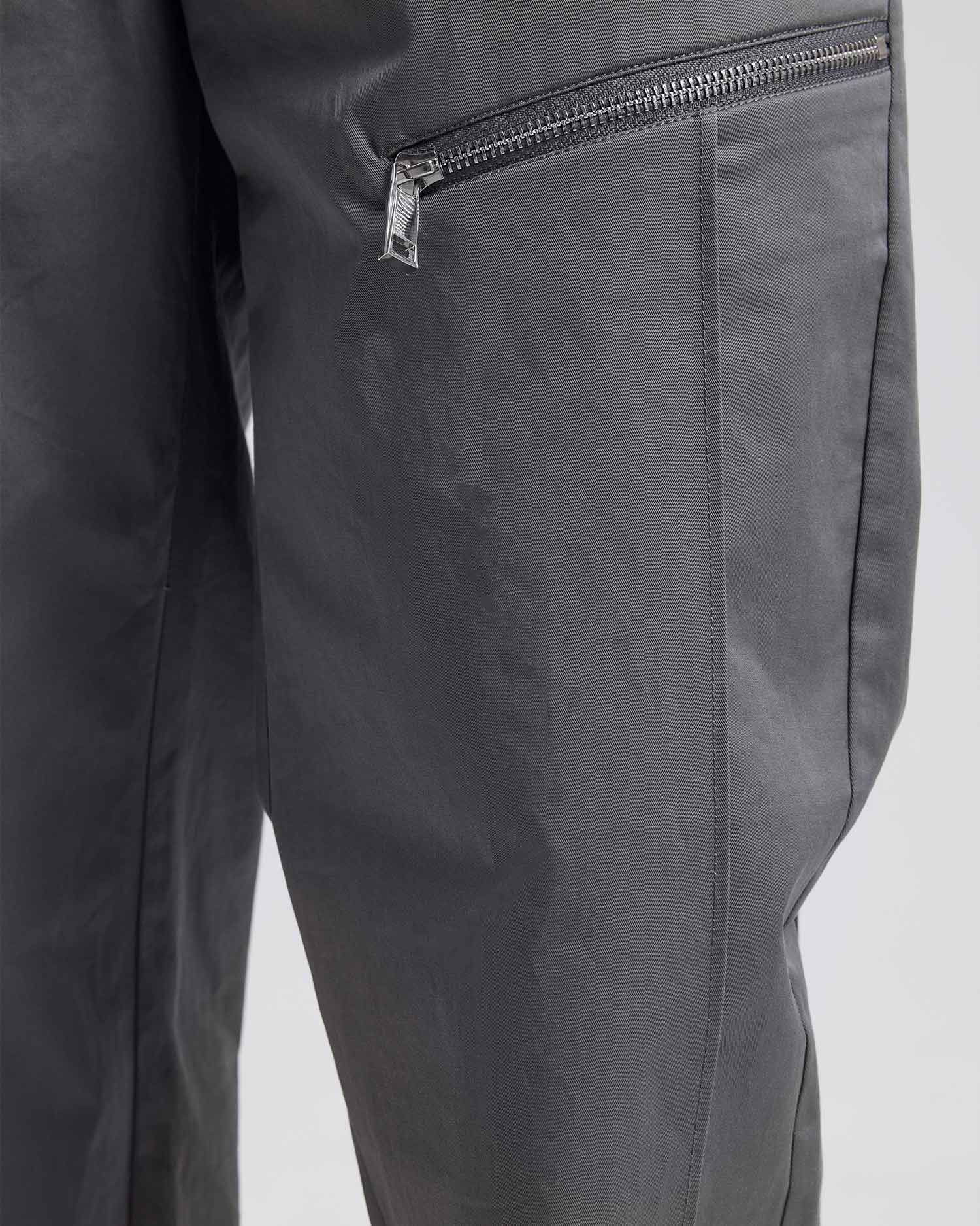 Pleated Pants with Zippers image 5
