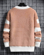 Two-Tone Crewneck Knit Jumper image 1