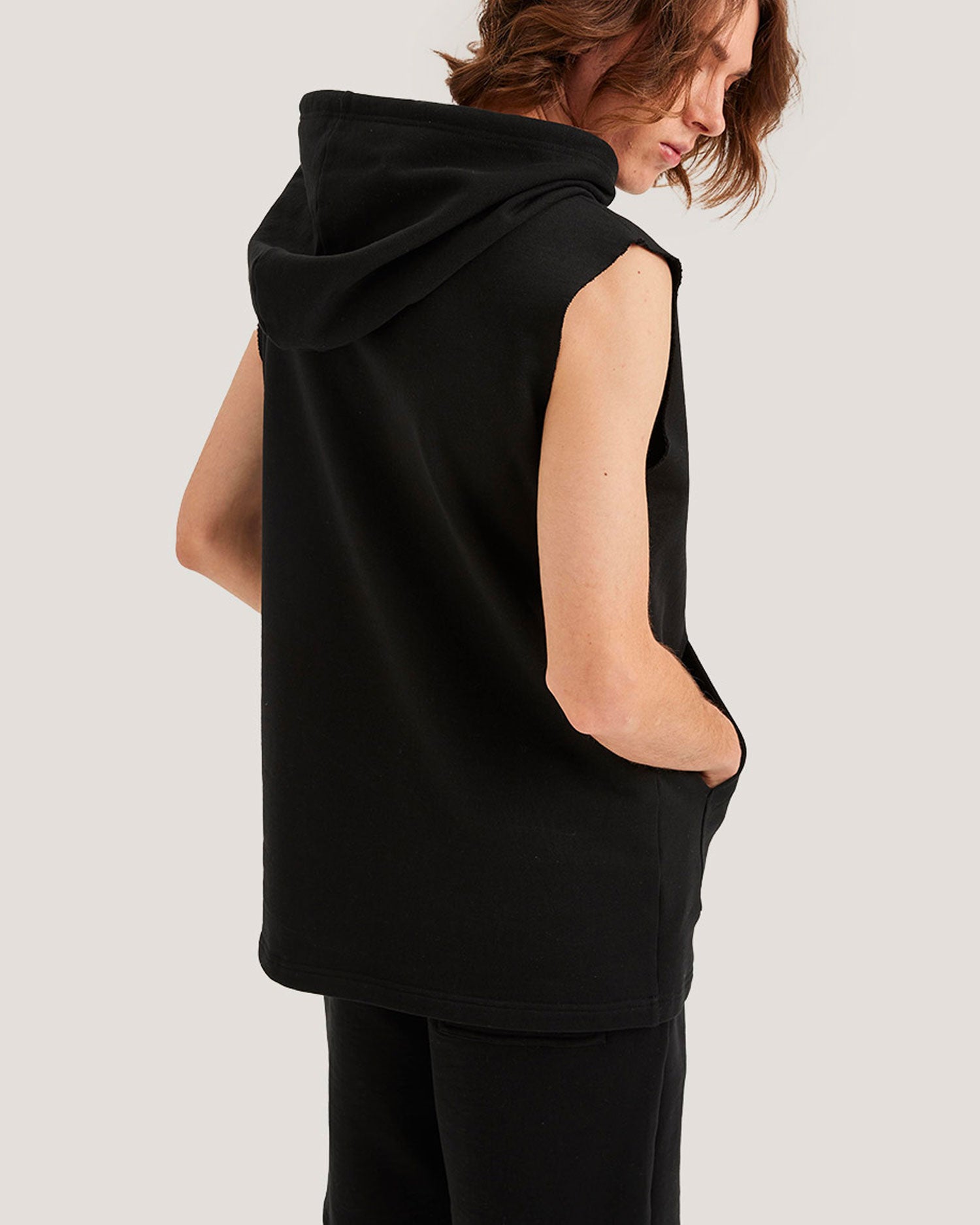 Pure Cotton Sleeveless Hoodie Set image 4
