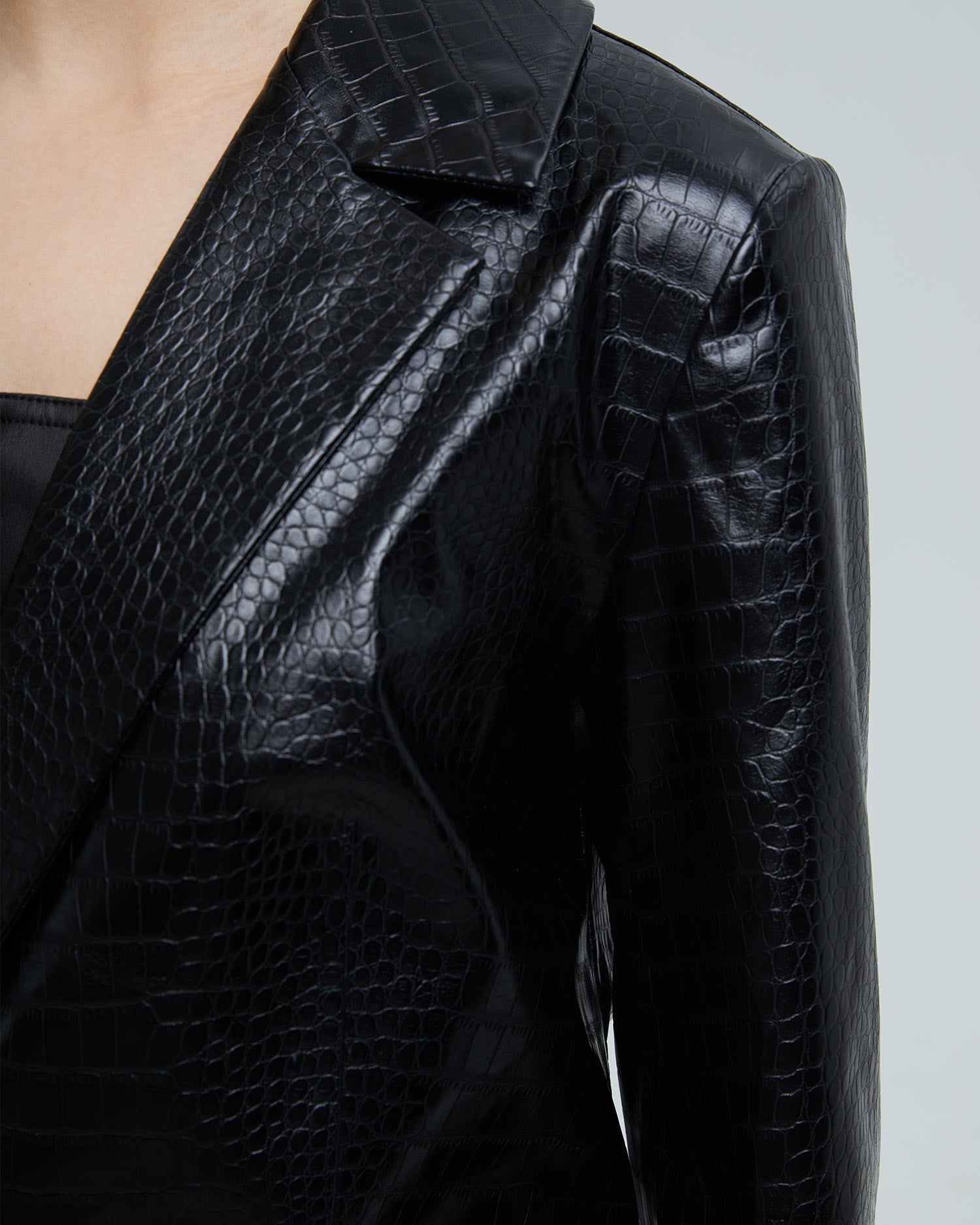 Faux Crocodile-Leather Dinner Jacket image 5