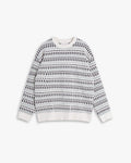 Triangle Pattern Ribbed Sweater image 0