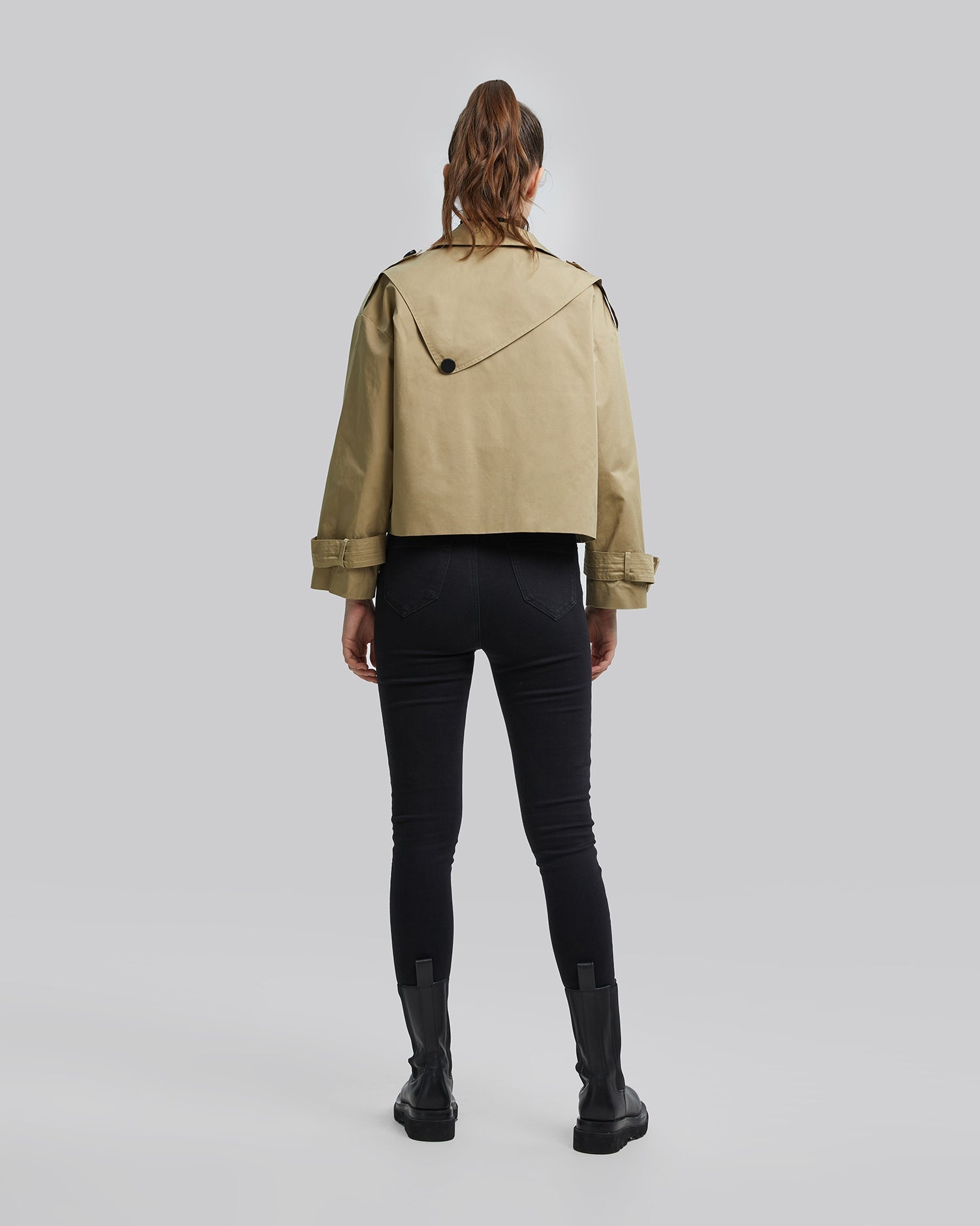Cropped Jacket with Weather-Guard image 3