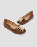Square Buckle Flat Shoes image 2