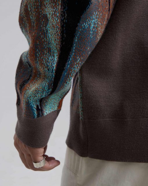 Multicolor Ribbed Sweater image 5