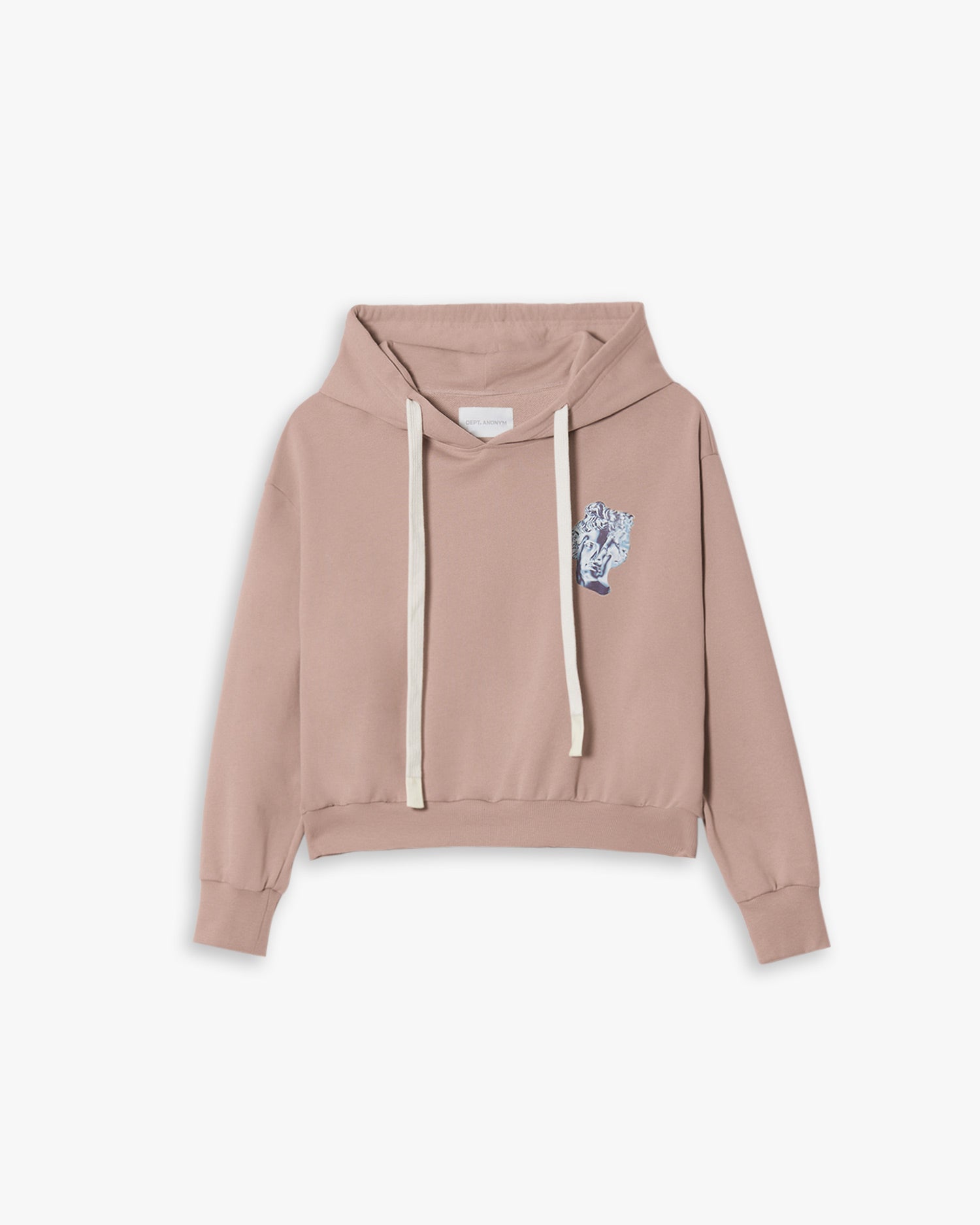 Decorative Graphics Hoodie - Dusty Rose, S image