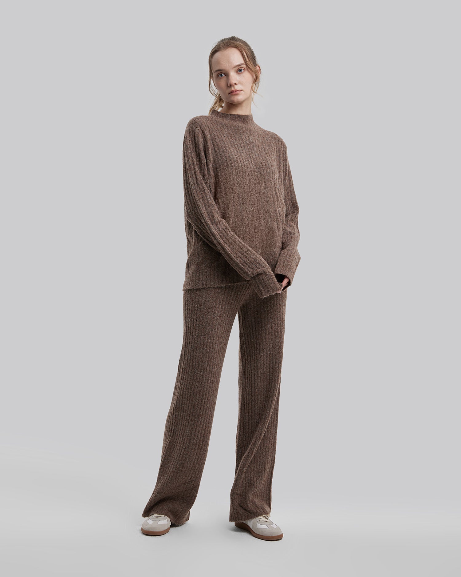 Plain Sweatpants - Coffee, L image