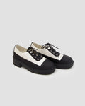 Classic Square-Toe Loafers - Black&amp;White, 5 image