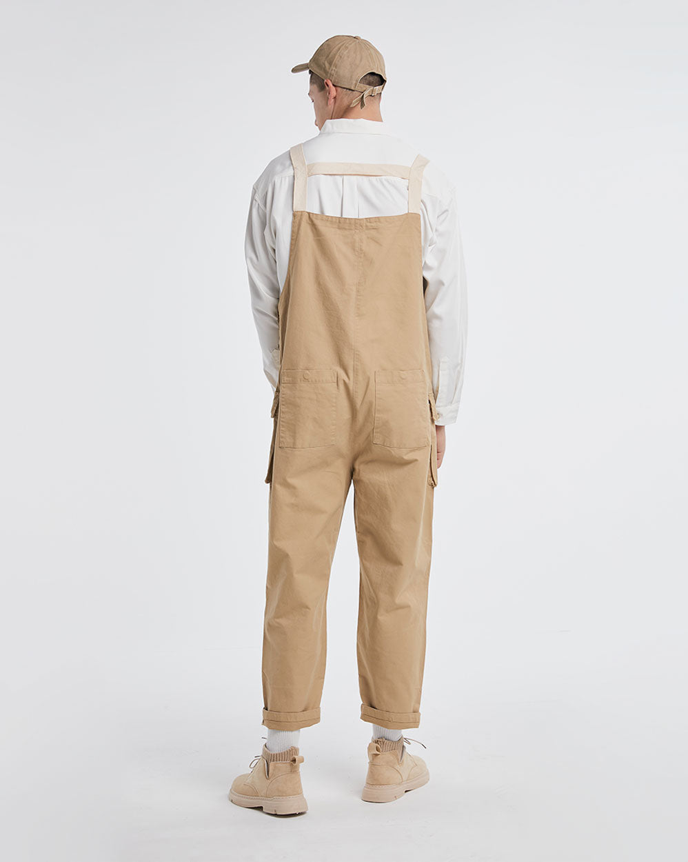 100% Cotton Pocket Bib Overalls image 3