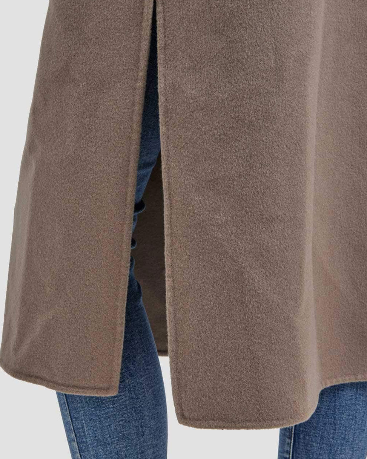 Single Buttoned Belted Wool Coat image 6