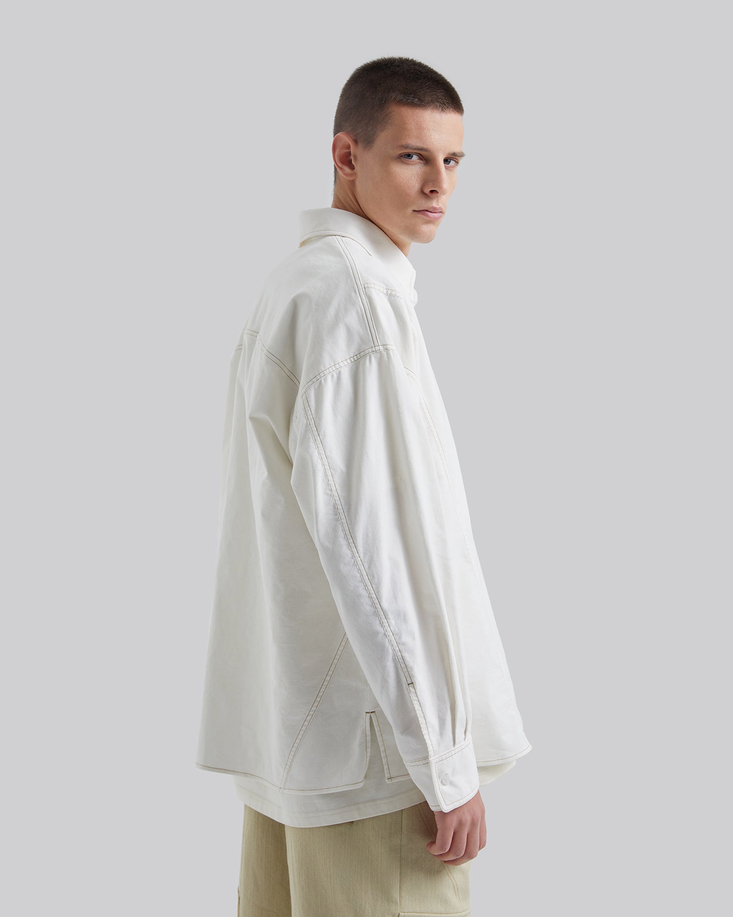 Exposed Seam Polo-Shirt image 4