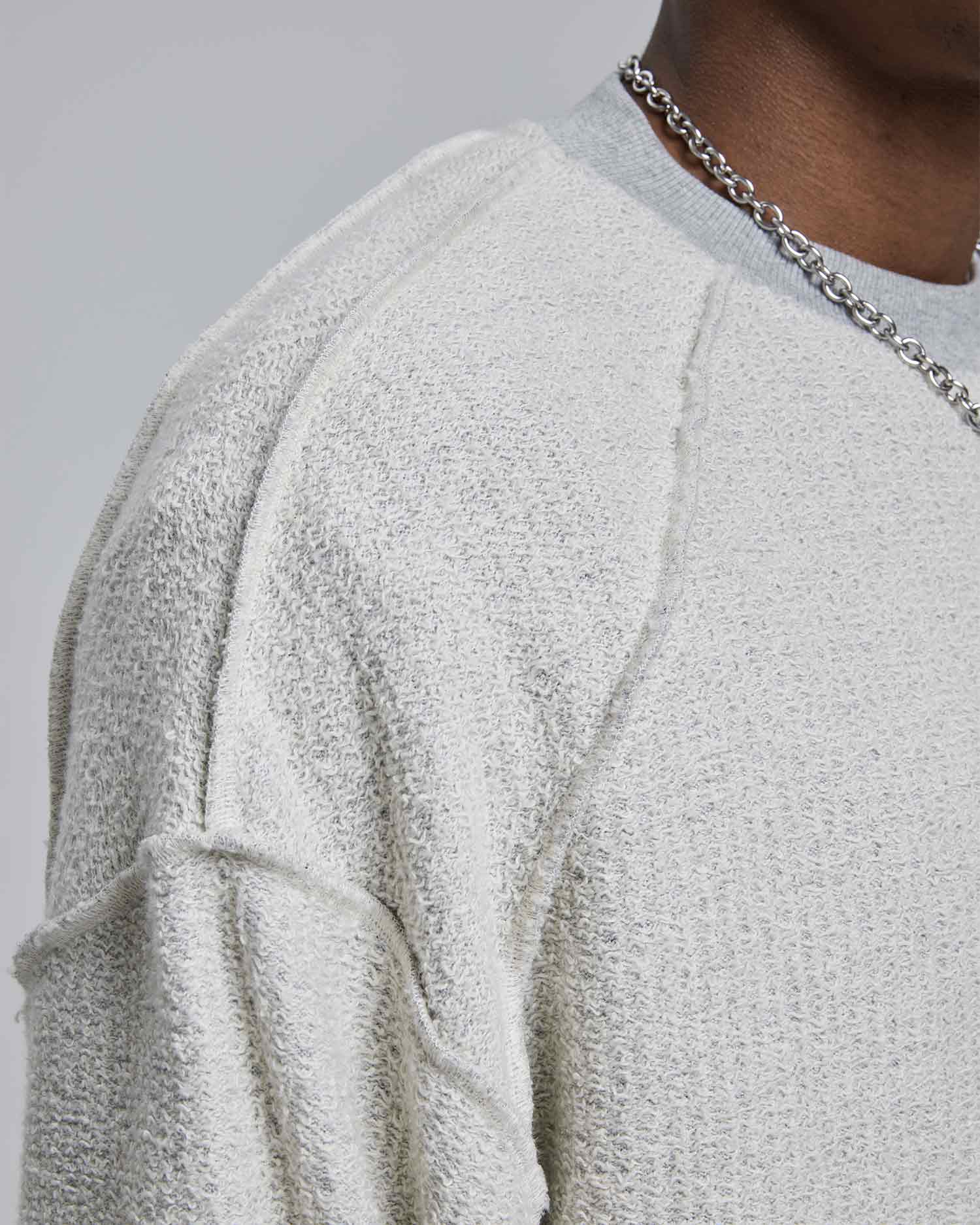 Wool Reversed Crewneck Sweatshirt image 4