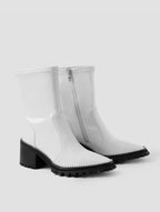 High Sheen High Heel Boots - White, 11 image