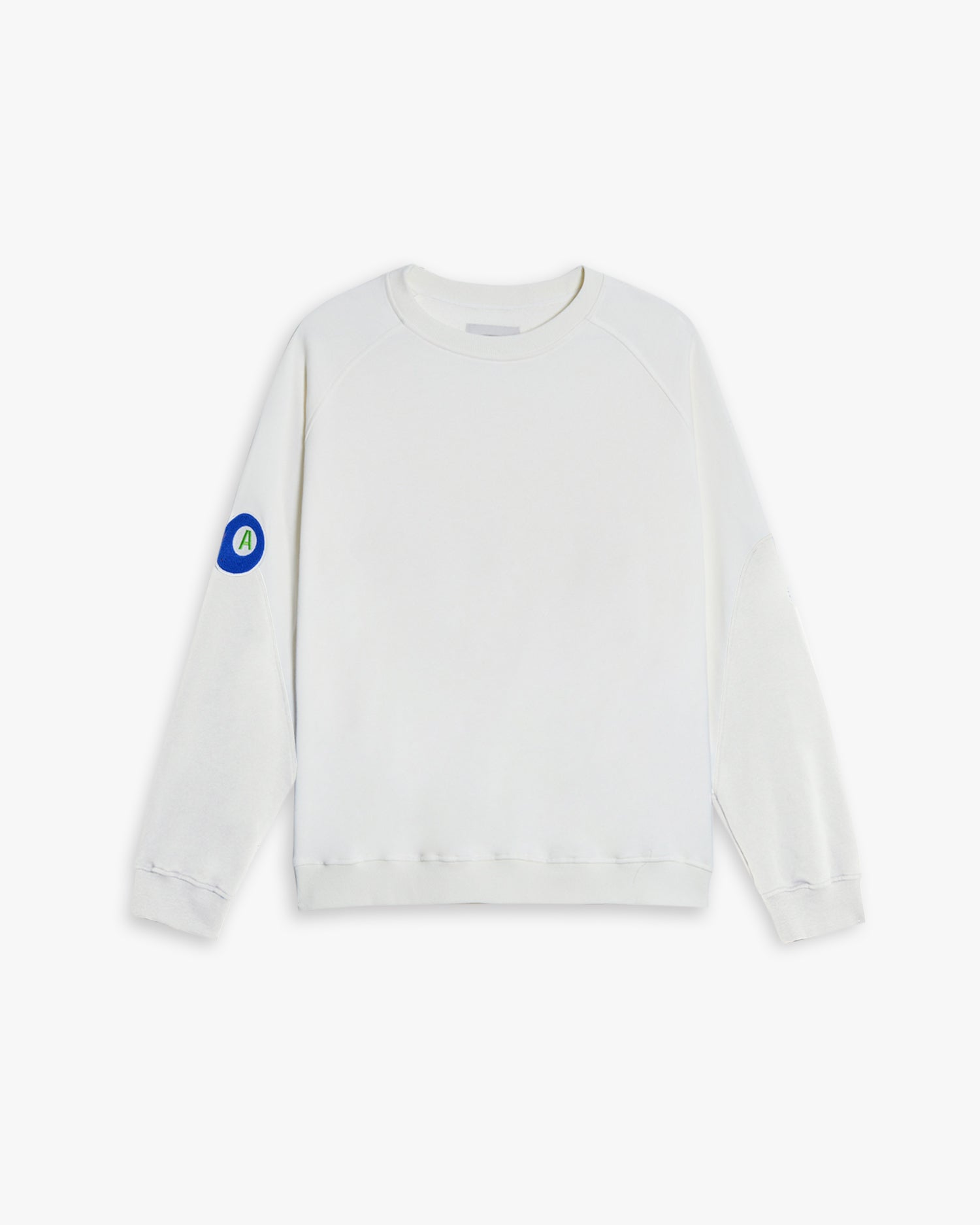Paneled Raglan Sweatshirt - Offwhite, L image