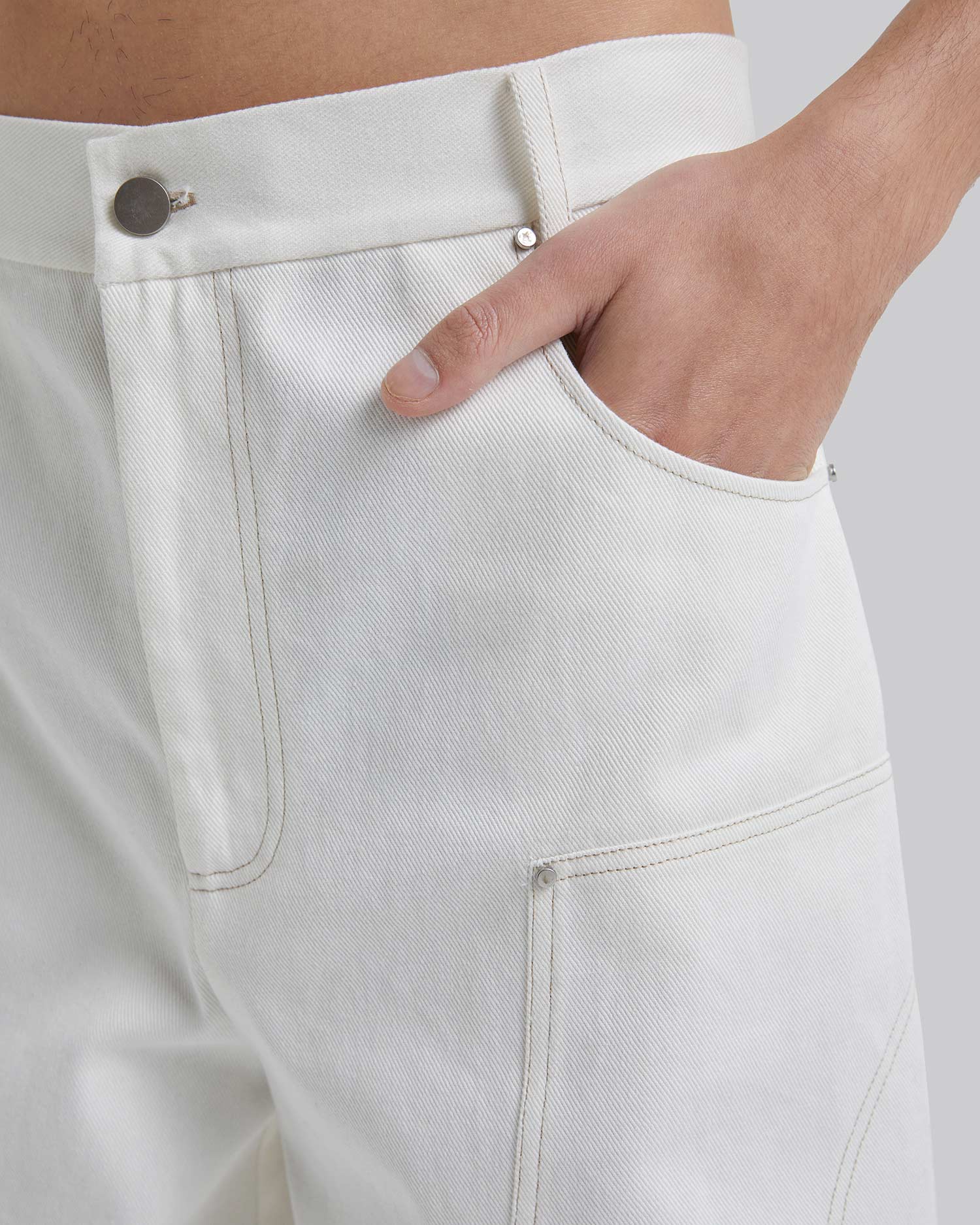 Exposed Seam Cargo Pants image 5