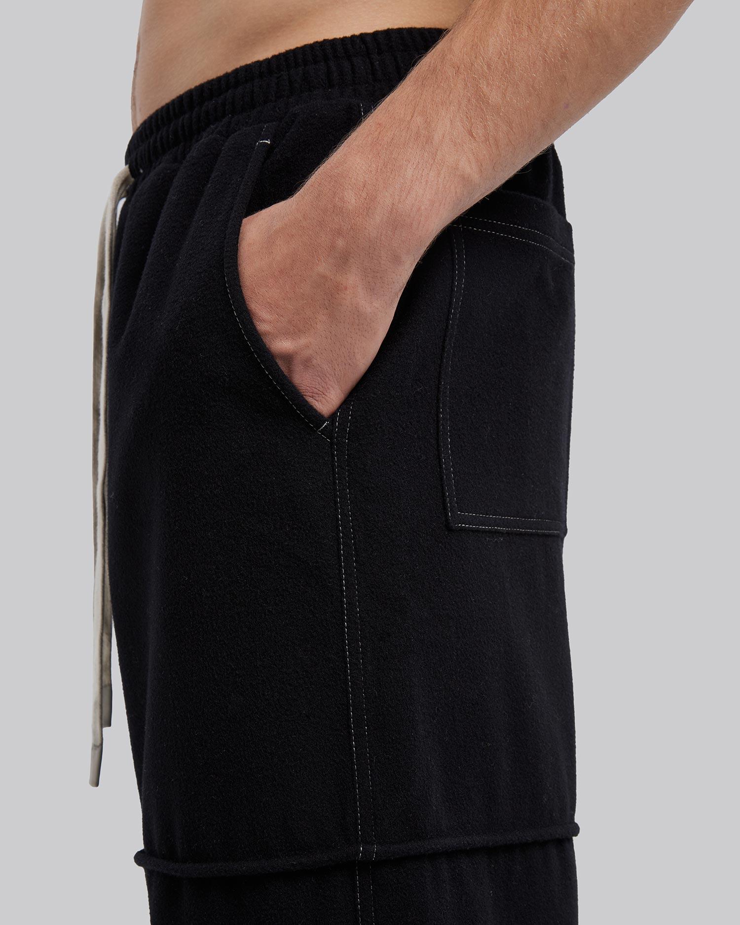 Relaxed-Fit Panel Wool Pants image 4