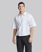 All-cotton Irregular Shirt - Offwhite, L image