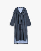 Lounge Dress With Hooded Scarf image 0