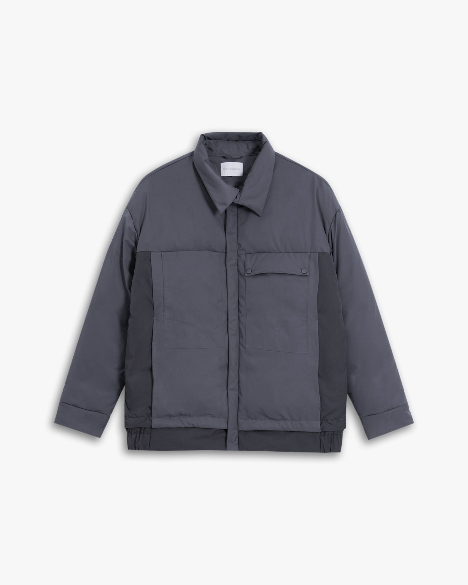 High Collar Panel Puffer Jacket image 0