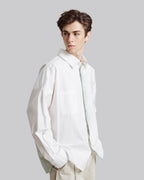 Dyed Placket Cotton Shirt image 1