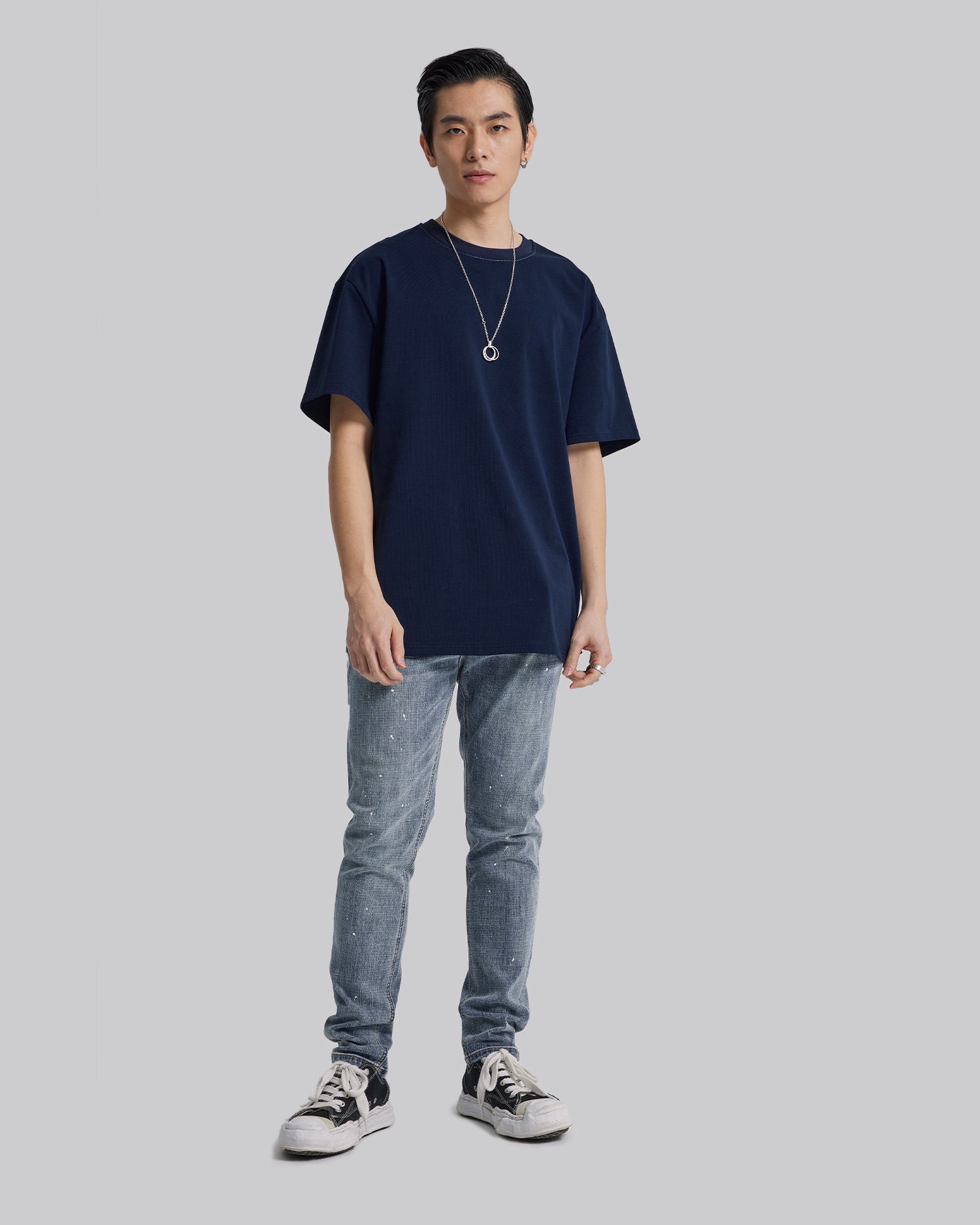 Patchwork-Hem T-Shirt image 3